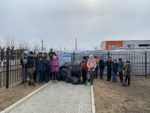 Уборка мемориала «Воинской славы»